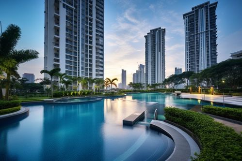 建筑设计美学与房地产开发的视觉纽带 楼盘鸟瞰摄影图的价值解析